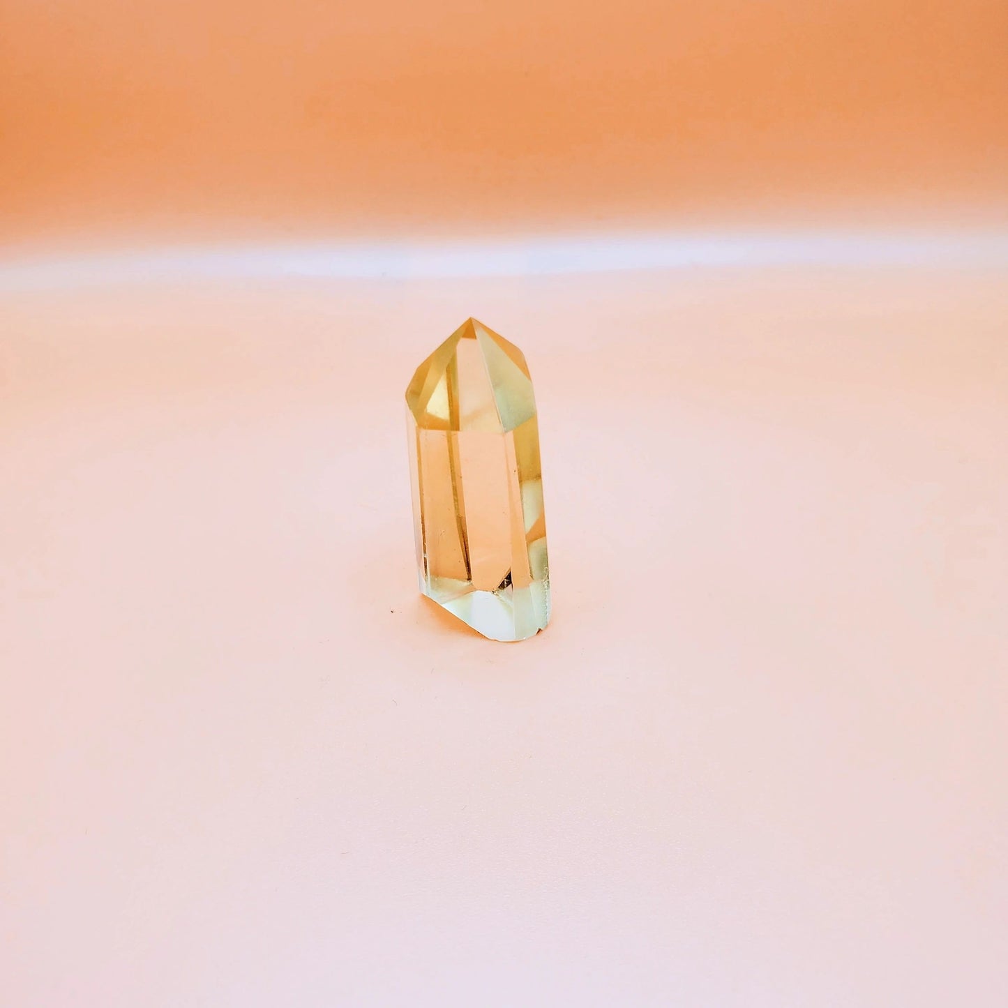 Citrine obelisk (1.7-2 inches tall) | Abundance, Joy, Will Power