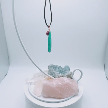 "Whisper" | Turquoise necklace | wisdom, protection, communication